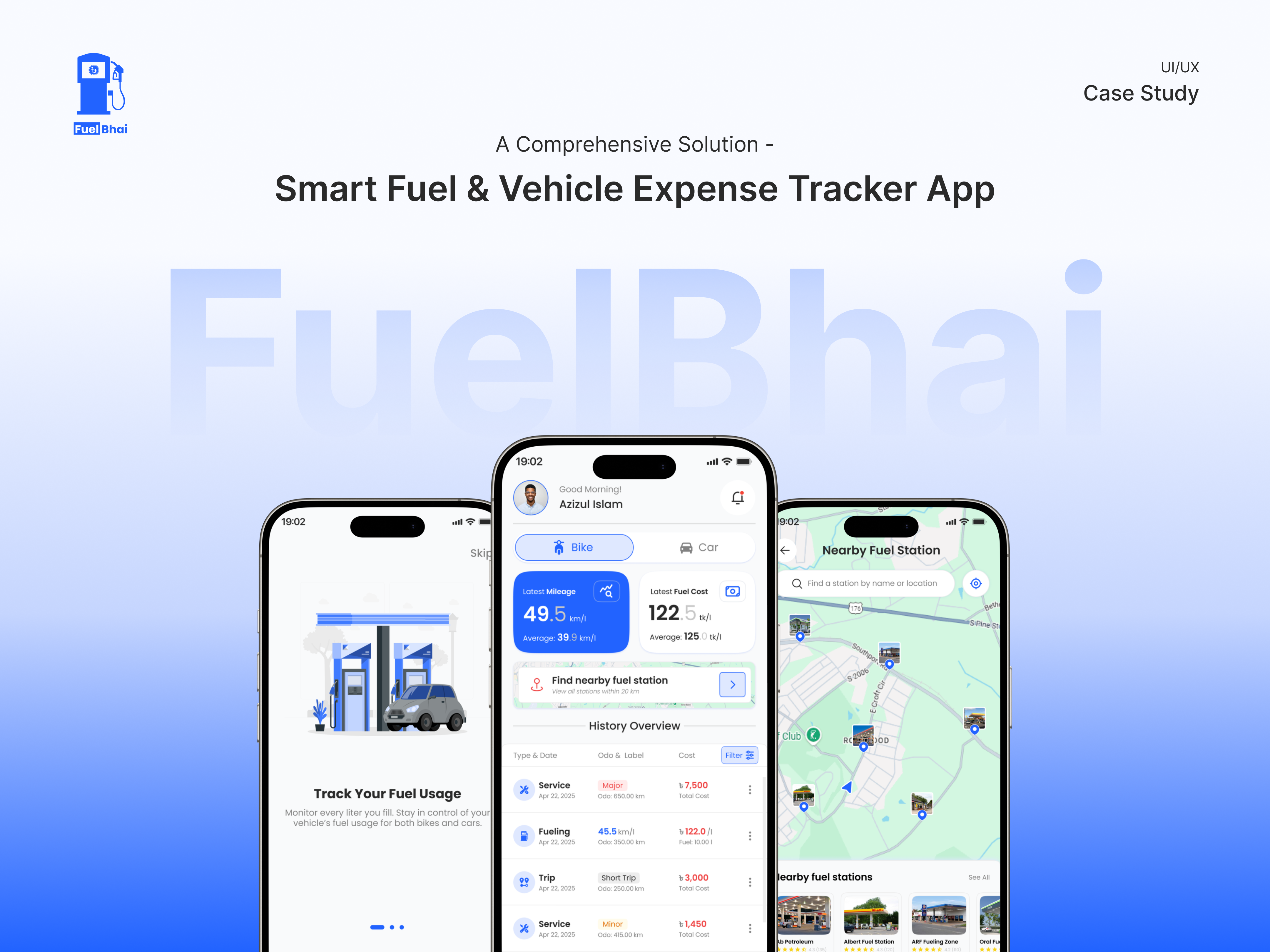 FuelBhai UI Design